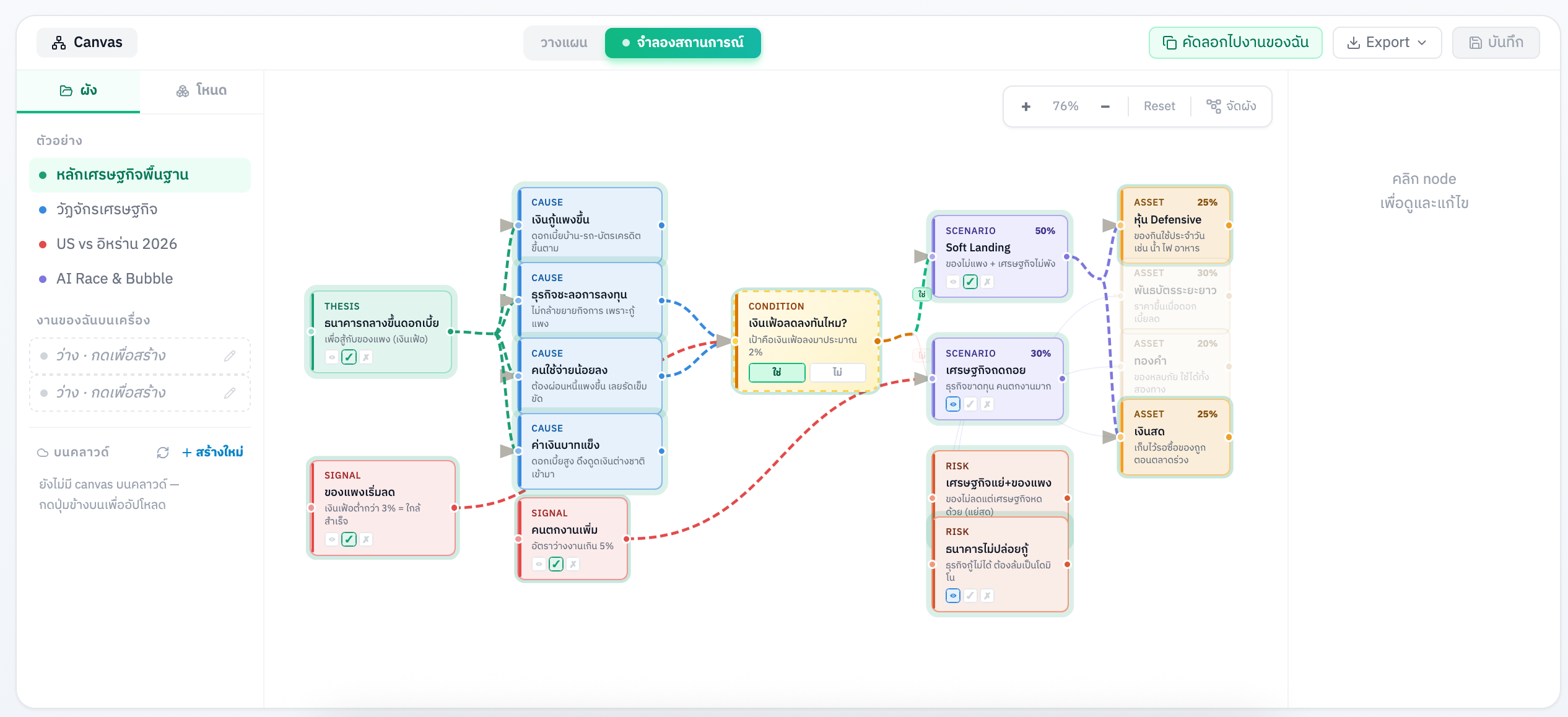 โหมดจำลองสถานการณ์